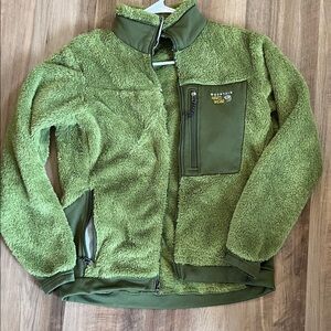 Mountain Hardwear Bright Pea Green Fleece Jacket